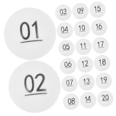 NAMOARLY 50pcs Entertainment Game Balls Lottery Balls Easy to Find Great for Raffles Drawings Parties Events