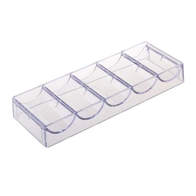 FAVOMOTO 1pc Creative Poker Chips Storage Box Gaming Chips Container for Organization for Parties and Home Use Keeps Your Poker Neatly Arranged