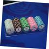 FAVOMOTO 1pc Creative Poker Chips Storage Box Gaming Chips Container for Organization for Parties and Home Use Keeps Your Poker Neatly Arranged view 3