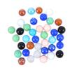 Totority 50pcs Marble Toy for Boys and Girls Glass Marbles Decorative Balls Glittered Ornamental Balls for Fish Tank Hydroponic Plant Decor view 1