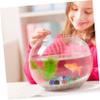 Totority 50pcs Marble Toy for Boys and Girls Glass Marbles Decorative Balls Glittered Ornamental Balls for Fish Tank Hydroponic Plant Decor view 2
