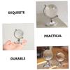 KONTONTY 2pcs Transparent Crystal Globe Table Decor Adorable Desktop World Map Handicraft for Festivals Smooth Display for Photos and view 4