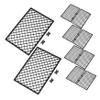 Abaodam 30pcs Rc Drift Car Assembly Panel Mesh Parking Panel Model DIY for Rc Car Hobbyist Realistic Drift Field Detailing view 1