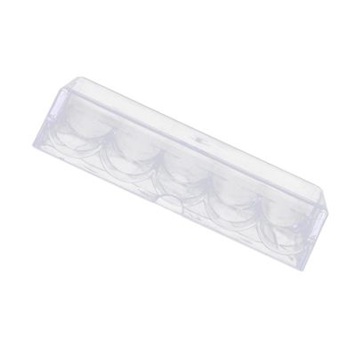 FAVOMOTO Transparent Acrylic Game Chip Organizer Capacity Chip Storage Box with Classified Compartments for Poker and Mahjong Eco-Friendly Design