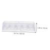 FAVOMOTO Transparent Acrylic Game Chip Organizer Capacity Chip Storage Box with Classified Compartments for Poker and Mahjong Eco-Friendly Design view 2
