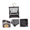 COSMEVIVI Portable Insect Observation Cage Durable Storage Basket for Plant Lovers Compact Ebony Bug Holder for Safe Insect Viewing view 2
