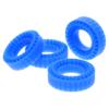 ibasenice 4pcs Silicone Rubber Foam Tire Inserts for Rc Crawler Enhanced Grip and Traction Easy Replacement Design view 1