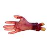 HONMEET Realistic Severed Hand Toys for Halloween 4pcs Bloodied Silicone Hand Scary Party Decorations view 1