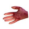 HONMEET Realistic Severed Hand Toys for Halloween 4pcs Bloodied Silicone Hand Scary Party Decorations view 2