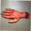 HONMEET Realistic Severed Hand Toys for Halloween 4pcs Bloodied Silicone Hand Scary Party Decorations view 3