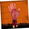 HONMEET Realistic Severed Hand Toys for Halloween 4pcs Bloodied Silicone Hand Scary Party Decorations view 4