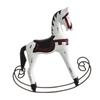 QUMIIRITY Wooden Figurine Vintage Craft Table Decoration Unique Horse Collectible for Home Office Exceptional Craftsmanship Warm Ambiance Decor Retro Aesthetic view 1
