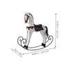 QUMIIRITY Wooden Figurine Vintage Craft Table Decoration Unique Horse Collectible for Home Office Exceptional Craftsmanship Warm Ambiance Decor Retro Aesthetic view 2
