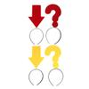 Abaodam 4pcs Funny Symbol Headbands Novelty Arrow Hair for Christmas Halloween Birthday Parties Comfortable Lightweight Party Accessories view 1