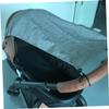 ANDRESLAD Stroller Uv Cover Sun Stroller Protector Breathable Nursing Accessory Light Grey view 4