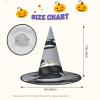 BGSHJVF Aircraft Fighter Jets Print Halloween Witch Hat Cosplay Caps Halloween Decoration Costume Accessories For Halloween Party view 3