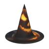 BGSHJVF Halloween Pumpkin Print Halloween Witch Hat Cosplay Caps Halloween Decoration Costume Accessories For Halloween Party view 1