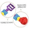 ibasenice 2pcs Creative Retractable Fist Shooter Spring Toy for Boy Girl Fun Indoor Party Plaything Interactive Fists Shooter for Imaginative Play and Relaxation view 3