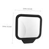 ANDRESLAD Stable Backseat Mirror Car Observation Mirror for Safe Viewing Shatterproof Design Easy Installation Fit for Vehicles view 2