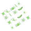 HONMEET 48pcs Halloween Flashing Ghost Head Bat Rings Fun Party Plastic Accessories for Halloween Decor and Celebration view 1