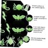 HONMEET 48pcs Halloween Flashing Ghost Head Bat Rings Fun Party Plastic Accessories for Halloween Decor and Celebration view 3