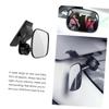ULTECHNOVO 2pcs Rear View Observation Mirror for Car Backseat Safety Mirror for Fit Car Seat Monitor Easy Installation Black view 2