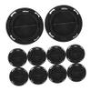 Totority 10pcs Piggy Bank Bottom Plugs Closure Stoppers for Saving Box Easy to Install Coin Jar Covers Black Sealing Caps for Money Storage view 1