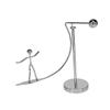 MOLUCKFU Swinging Tumbler Balance Toy Kinetic Art Iron Balancing Man Desk Ornament for Home and Office for Science Demonstrations and Decorative Accents view 1