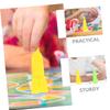 Abaodam 40pcs Game Pieces Plastic Building Tokens for Board Games for Rich Man Chess Expansion and Projects Structures view 4
