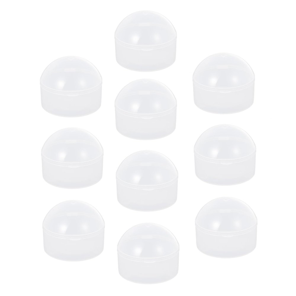 HAPINARY 10pcs Pacifier Holder Case Transparent Storage Box for Soothers Easy to Clean Portable Organizer for Travel and Home Use Protects from Dirt and Debris