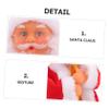 Alasum Electric Santa Claus Toy Handstand Dancing Music Boys and Girls Santa Claus Christmas Decor view 4