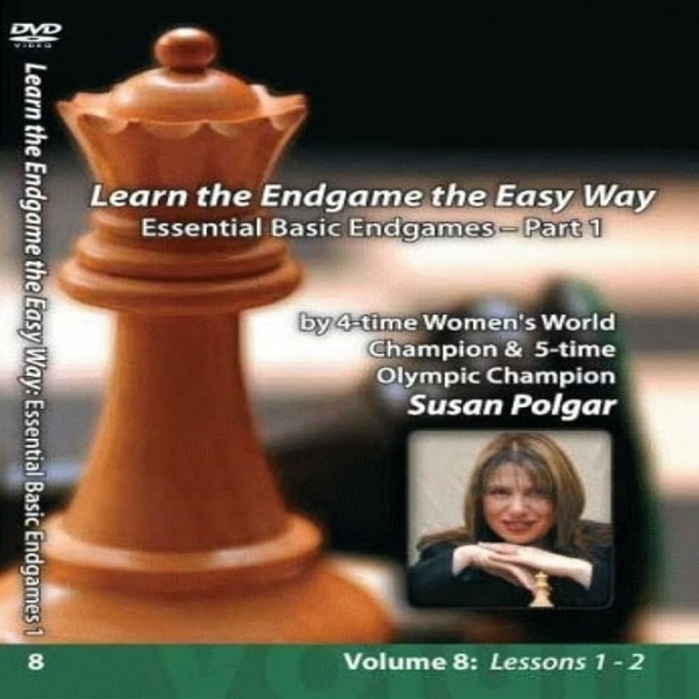 Susan Polgar Winning Chess The Easy Way - Volume 8 - Essential Basic Chess Endgames Part 1 Chess Video on DVD
