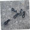 WOONEKY 10pcs Mini Carabiner Clips Lock Hooks Spring Buckle Buckles for Keychain Compass Whistle view 2
