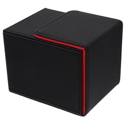 COSMEVIVI Pu Leather Card Deck Storage Box Practical Game Cards Organizer for Home Supplies Lightweight and Portable Design for Collecting and Protecting