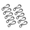 BCOATH 10pcs Spring Buckle Buckle Mini Carabiner Clip Keychain Lock Hook Backpack Lock Hook Alloy for Straps Camping Outdoor Gear view 1
