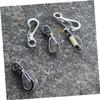 BCOATH 10pcs Spring Buckle Buckle Mini Carabiner Clip Keychain Lock Hook Backpack Lock Hook Alloy for Straps Camping Outdoor Gear view 2
