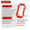 Aluminum Servo Mount Steering for Arrma 1/8 Kraton/Notorious/Outcast/Talion/Typhon 1/7 Fireteam 6S BLX Aluminum RC Upgrade Set Part, Replacement of Alloy Hops Up Parts #ARA320574#AR320430 view 2