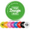 200 Custom Plastic Chips, Full-Color Print Your Personalized Text, Logo and Image, Tokens for Bar, School, Wedding, Party, Event, Store Coupons (Green) view 1