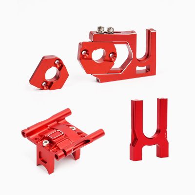 Aluminium Center Differential Mount&Diff Cover Sliding Motor Mount ARA320468 for Arrma 6S 1/8 Kraton/Notorious/Outcast/Talion/Typhon1/7Mojave/Felony/Infraction/Fireteam,Limitless F1,Mount Upgrade Part