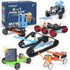 6-in-1 STEM Kit for Kids Ages 6-12, STEM Toys for Boys Ages 8-12, Robot Building Kit & Car Crafts for Kids, Science Activities Robotics Kits for 6 7 8 9 10 12 Year Old Boys Girl Birthday Gifts view 1