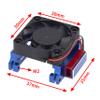 StiNGZjdM Metal VXL-3S Velin-eon ESC VXL-3 VXL 3S Heat Sink Cooling Fan for Traxxas Bandit Rustler Stampede Slash 2WD / 4X4 VXL Parts view 2