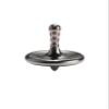 Craighill Tracer Top - Metal Spinning Top, Kinetic Desk Fidget Toy, Desktop Top Spinner, Premium Stainless Steel, Long Spin Time, Red - 1.25" x 1.25" view 3