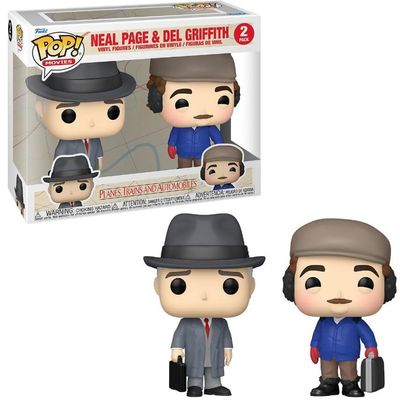 Neal Page & Del Griffith Funko Pop! Movies Vinyl Figure 2-Pack, Planes Trains & Automobiles