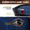 Barrington 48-in Poker Table with Folding Legs and Drink Holders for 8 Players Perfect for Game Rooms view 4