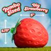 Squishy Extra Large Strawberry, Gag Gifts Funny Adult, Giant Stress Ball, Fidget Sensory Toy for Kids, ADHD Toys view 3