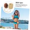 PRETYZOOM Rattan Children Bag Decorative Mini Shoulder Bag for Purses for Boys and Girls Photo Shoots view 2