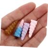 ibasenice 25pcs Horn Hair Accessories Glitter Craft Horns Spiral Design for Creative Projects Fun Party Favors Material view 3