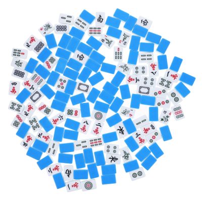 CIYODO 1set Mahjong Chinese Mahjong Game Set Travel Board Game Tool Material Random Style