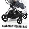 CONGARTENO 2pcs Stroller Cargo Bags Underseat Organizer with Mesh Netting Storage Baskets for Prams Enhanced Storage Capacity for Essentials view 3