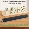 BATURU Jumbo Double 6 Dominos Set for Adults, Extra-Thick 28 Large Tiles with 4 Wooden Racks, Portable Travel Case, Premium Dominoes Set for Adults, Kids, Classic Family Game Night & Party Games view 4
